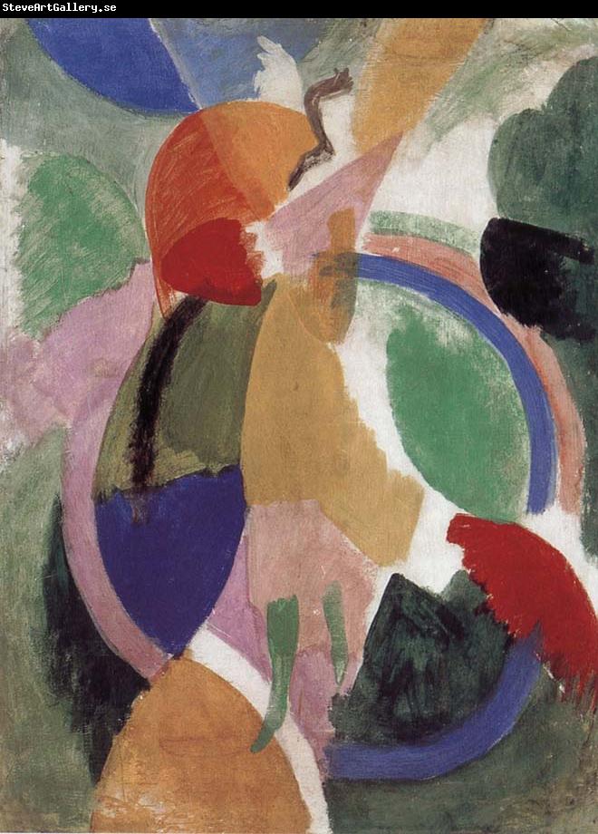 Delaunay, Robert The Fem holding parasol